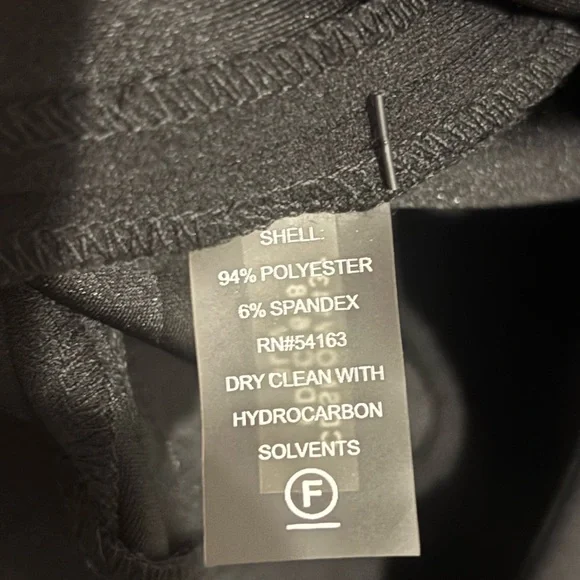 Calvin Klein Black Midi Dress with White Trim - Picture 8 of 8